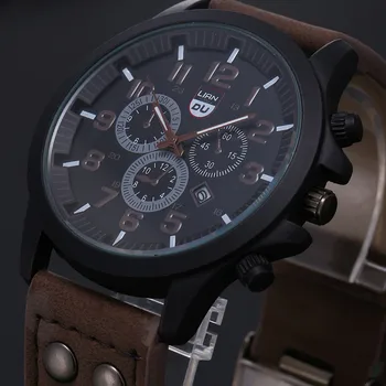2020 m. Derliaus Klasikinis Žiūrėti Vyrų Laikrodžiai, Nerūdijančio Plieno, atsparus Vandeniui Data Odinis Dirželis Sporto Kvarco relogio masculino reloj