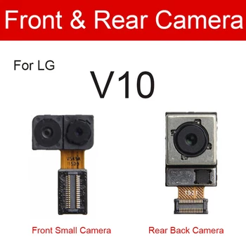 Priekinės & Galiniai Pagrindinė Kamera Modulis LG V10 V20 V30 V30+ V35 V40 ThinQ V50 galinė vaizdo Kamera Susiduria Mažas Fotoaparatas atsarginės Dalys