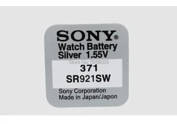 10Pc Sony AG6 SR920 SR920SW 371 1.55 V Bendrosios grūdų pakavimo Baterija Mygtuką Ląstelių Žiūrėti Baterijų, Remontas, Aksesuarai