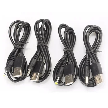 80CM USB Prievado 2,5 mm - 5.5 mm 5V DC Barelį Lizdas Maitinimo Kabelio Jungtis, Juodos spalvos LED / elektroninių prekių