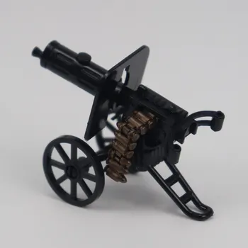Kūrėjas Karinės Rinkiniai, Žaislai ir Pomėgius Dovanos Žaislas Vaikams MPJ205 Blokai Machine Gun Black Modelis WW2 Kūrėjai Karinės